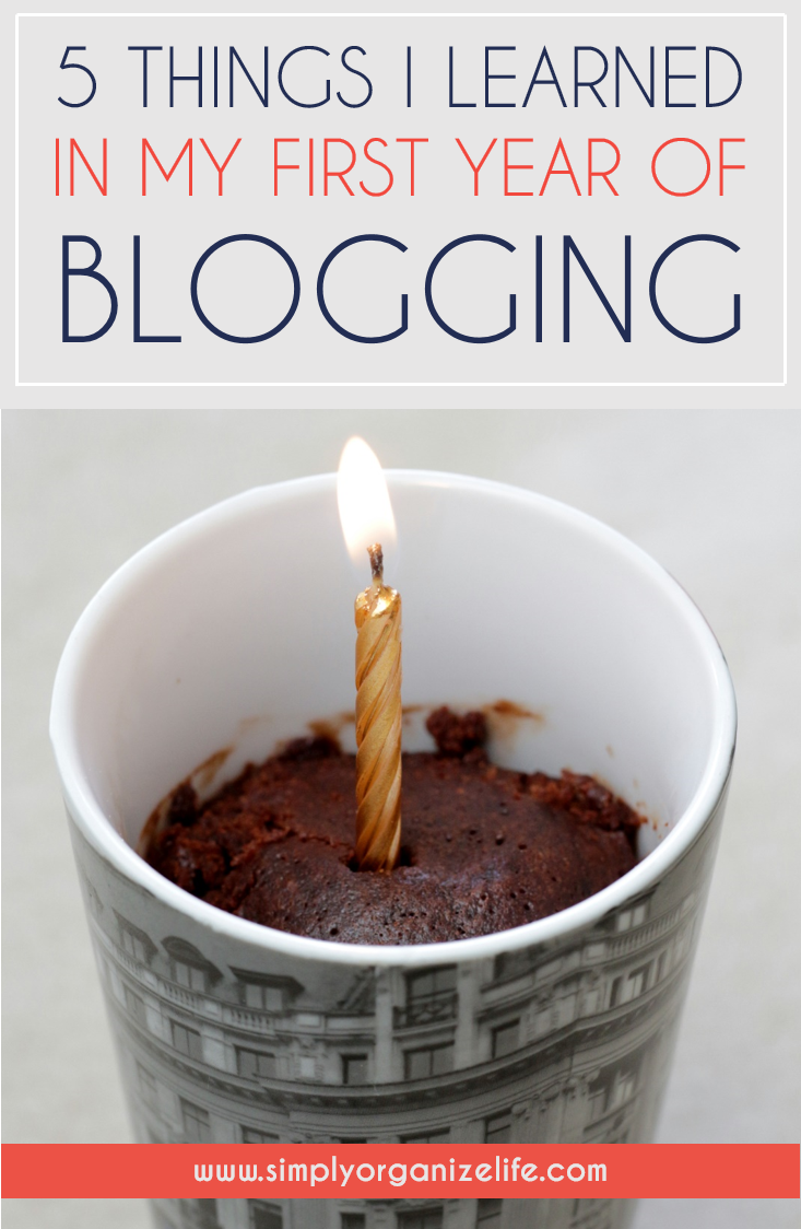 5 Things I Have Learned About Blogging & My 1st Year Blogiversary